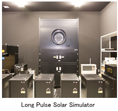 Long pulse solar simulator