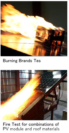 Fire Test Burning Brands Roofing Material